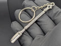 Chromed Bling Skull Magic Spell Ash Ritual Spoon Keyring