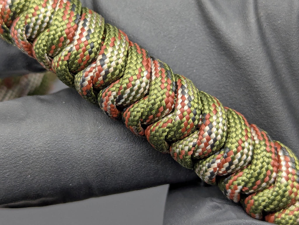 3 Oz Woodland Camo Paracord Monkey Fist Keyring