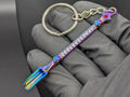 Rainbow Titanium Bling Skull Magic Spell Ash Ritual Spoon Keyring