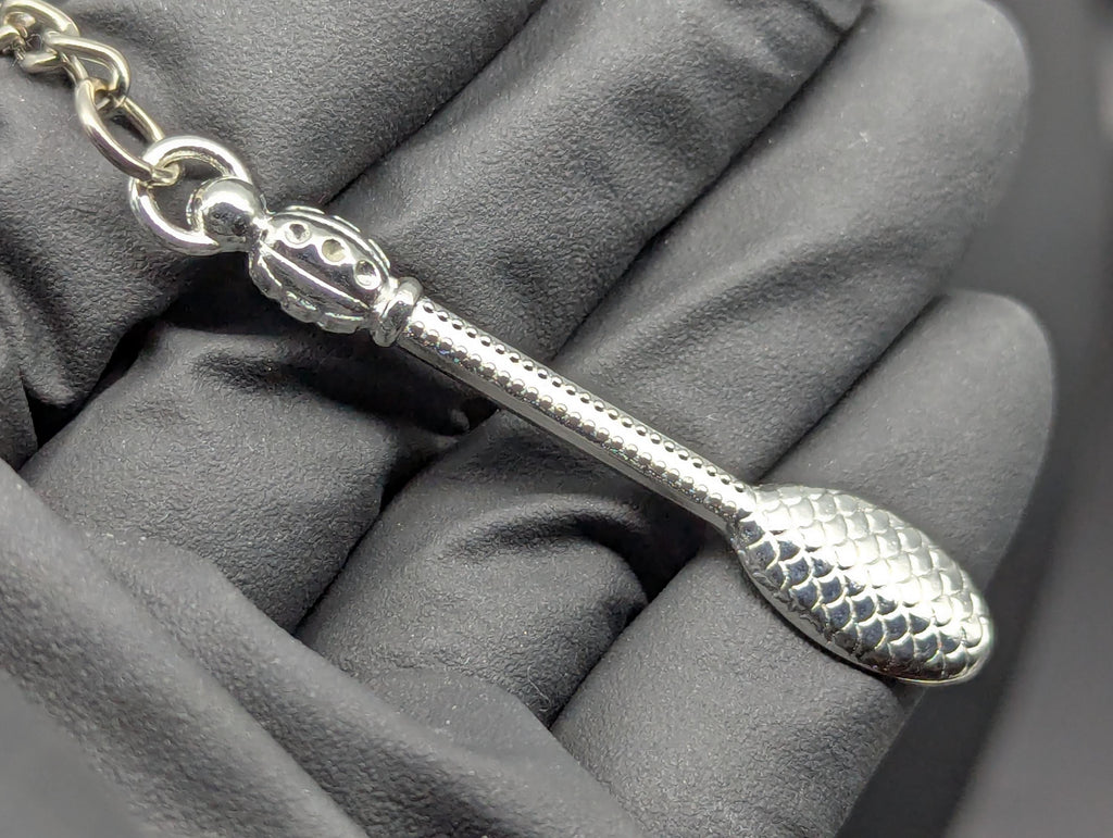 Silver Bling Mini Magic Powder Spoon Keyring – RAVE EDC JEWELRY
