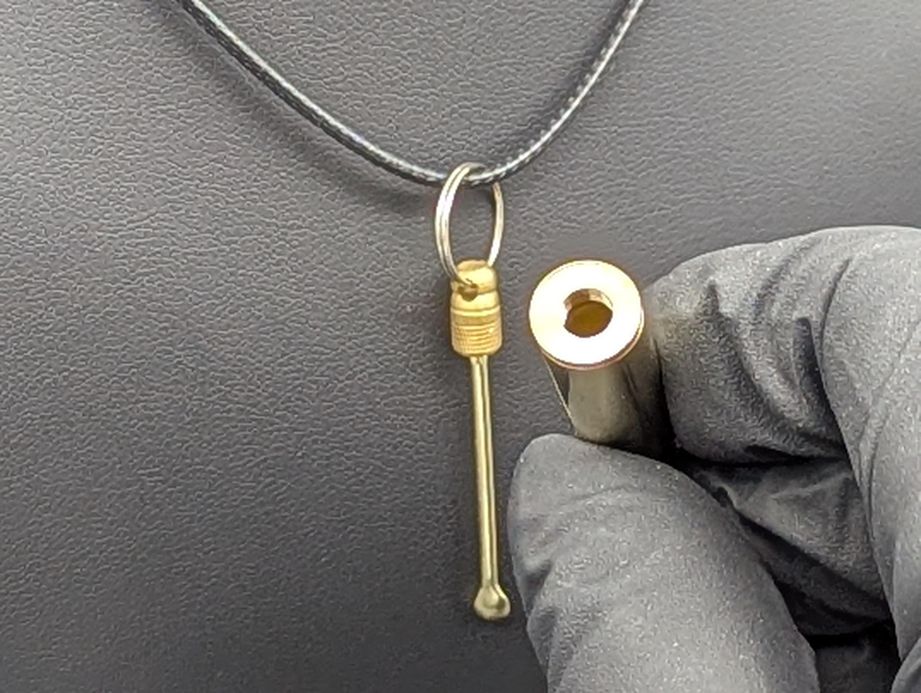 22" Magic Bullet Mini Powder Spoon Necklace