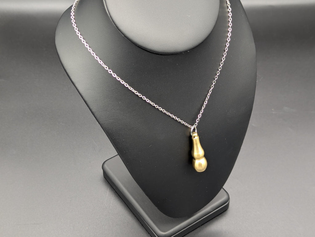 22" Stainless EDC Rave Screw Top Magic Ash Urn & Mini Spoon Necklace Combo