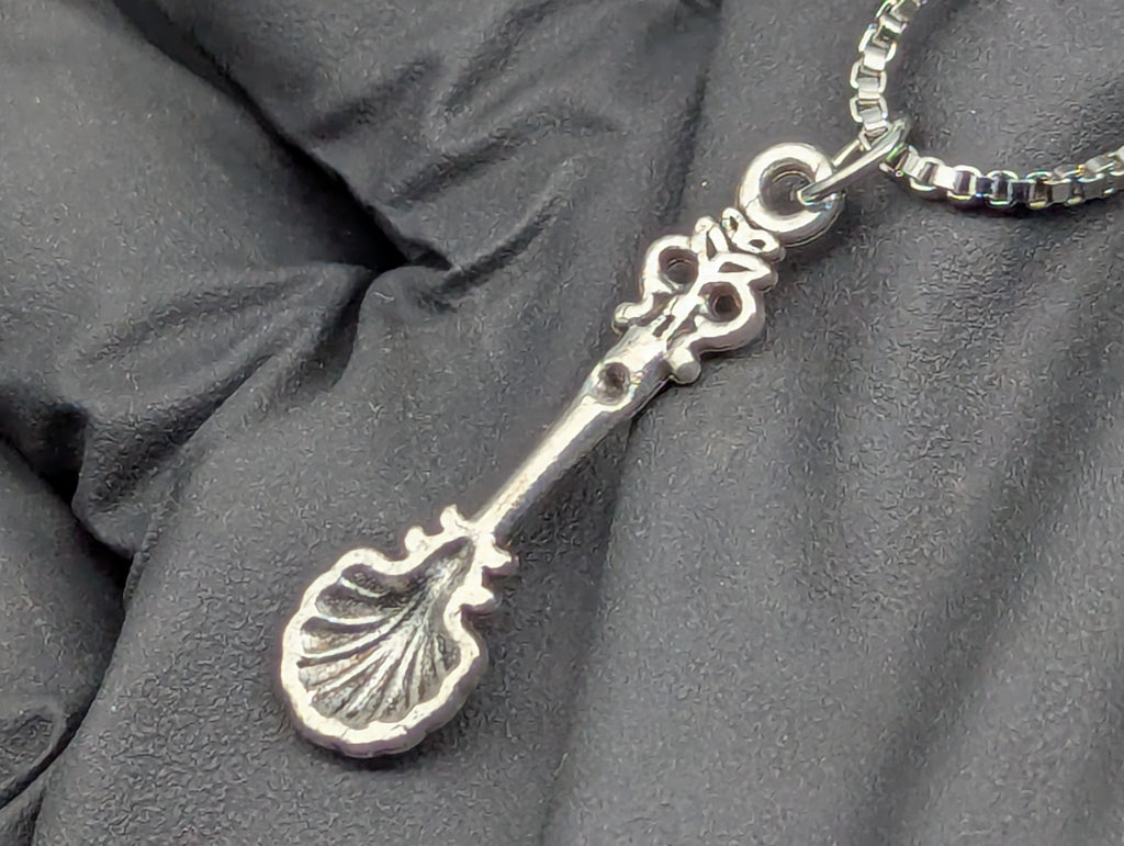 20" PETITE CLAM SHELL MINI SPOON SERPENTINE NECKLACE
