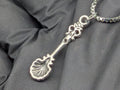 20" PETITE CLAM SHELL MINI SPOON SERPENTINE NECKLACE