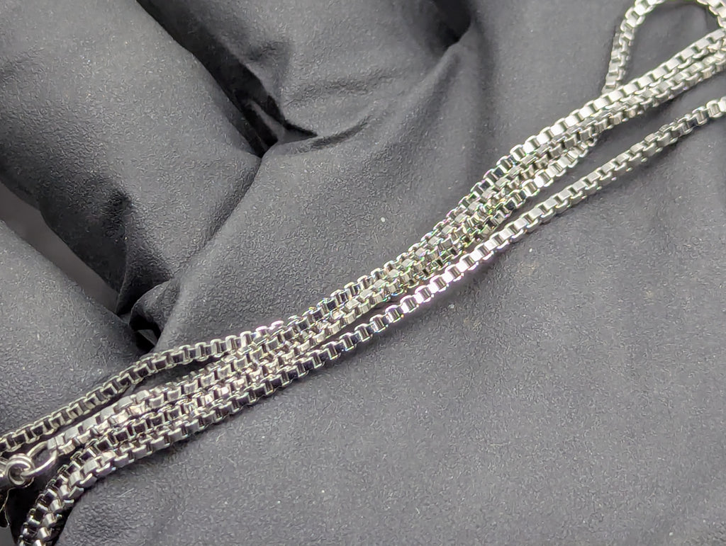 20" PETITE CLAM SHELL MINI SPOON SERPENTINE NECKLACE