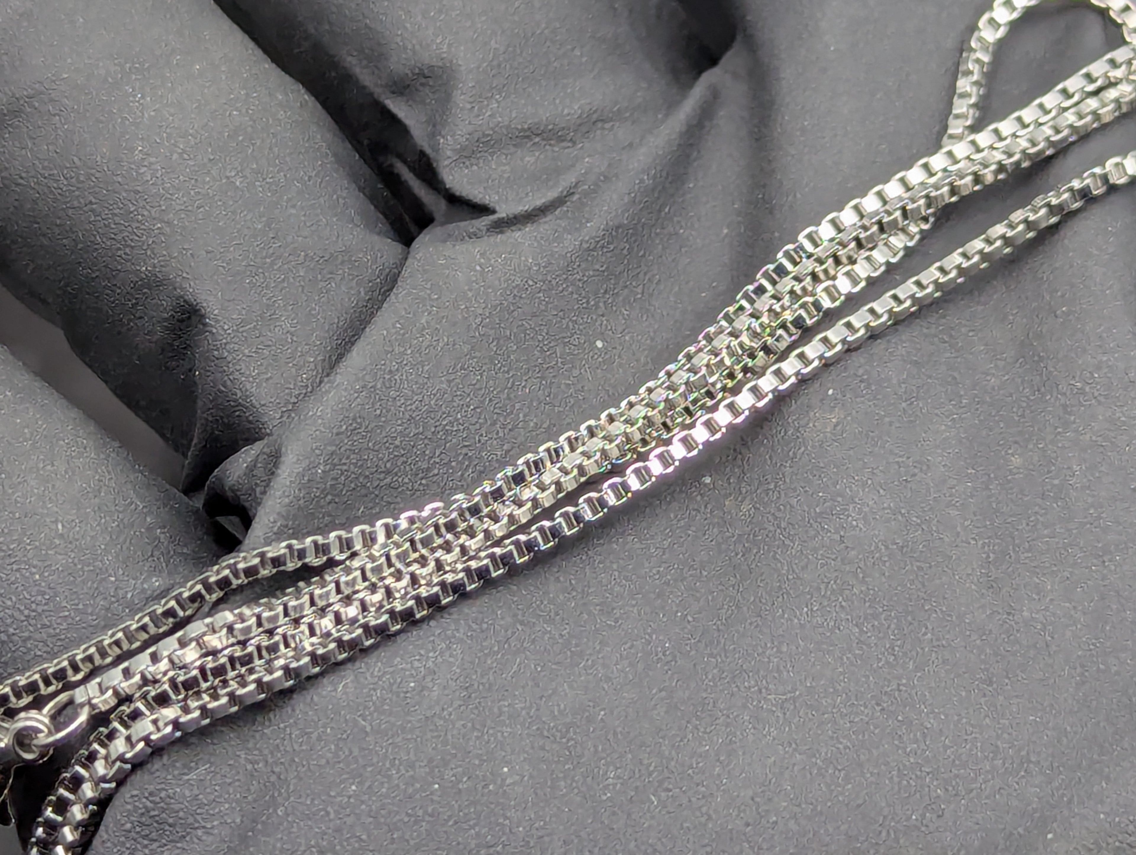 20" PETITE CLAM SHELL MINI SPOON SERPENTINE NECKLACE