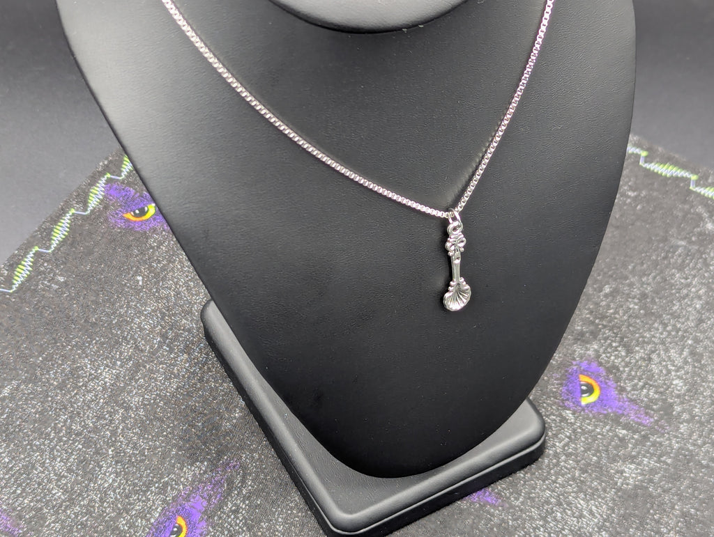 20" PETITE CLAM SHELL MINI SPOON SERPENTINE NECKLACE